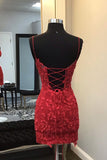 Dodobye th Birthday Dark Homecoming Dress Corset Tight Short Mini Dress with Appliques (PRE-ORDER)