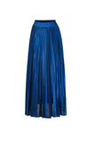 Dodobye Glitter Pleated Midi Skirt