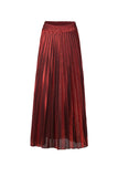 Dodobye Glitter Pleated Midi Skirt