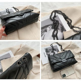 Dodobye New Casual Chain Crossbody Bags For Women Fashion Simple Shoulder Bag Ladies Designer Handbags PU Leather Messenger Bags