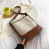 Dodobye Handbags For Women 2024 Female Large Capacity Casual Tote Bag Panelled Fashion Travel Bucket Bag Ladies Cross Body Bags Sac New