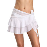 Dodobye 4 Color Beach Skirt Women Summer Style Sexy Swimwear See Through Skirt Beach Swimsuit Bandage Beachwear Female Bathing Skirt