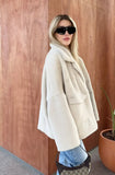 Dodobye Luxurious Style Button Large Pocket Woolen Coat