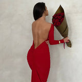 Dodobye Jaynie Backless Maxi Dress