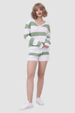 Dodobye Knitted Stripe Casual Two Piece Set