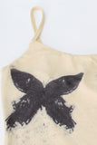 Dodobye Low Cut Butterfly Print Cami Dress