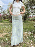 Dodobye April Floral Maxi Skirt