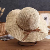 Dodobye Straw Hat Flower Female Summer Japanese Fresh Bucket Hat