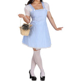 Dodobye dress to impress codes Halloween Costume Wizard of Oz Dorothy Blue Plaid Dress Fairy Tale Costume Double Ponytail Skirt