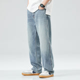 Dodobye baggy jeans Lysel Tencel Jeans Men's High Street Summer Thin Straight Loose Draping Wide Leg Casual Trousers