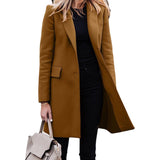 winter outfits men Spring and Autumn Mid-Length plus Size Woolen Women's Coat EBay Woolen Coat