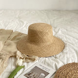 Dodobye Straw Hat Ins Blogger Lafite Hepburn Seaside Big Brim