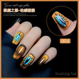 men’s fall fashion 2024 Manicure Demon Eye Dynamic Spar Cat Eye Nail Polish Glue Phototherapy Nail Polish Manufacturer