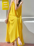 Dodobye-Super Fairy Hainan Sanya Travel Wear Open Back Long Dress