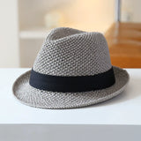 Dodobye Straw Hat Natural Woven Summer Outdoor Men and Women Papyrus