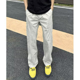 winter outfits men Men's Basic Slant Casual Pants Men's Summer Workwear Straight Loose High Slimming