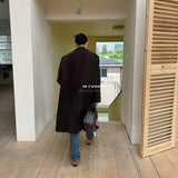 Dodobye winter fits men Choose U 2024 Autumn Elegant Commuter Korean Style Loose Thin Wool Suit Woolen Coat