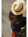 Dodobye Tail Goods/Paris Lover/Artsy Female Bi Standby/Panama Straw Hat/Style Top Hat