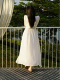 Dodobye-Sanya Fancy Chiffon Summer Super Long Dress