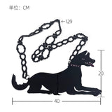 Dodobye Black Bead Chain Shoulder Decorative Dog Bag