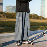 baggy jeans Summer New Harajuku Style Japanese Style Wide Leg Jeans Men's Oversize Straight Loose Fashion Brand Ins Overalls