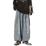 baggy jeans Summer New Harajuku Style Japanese Style Wide Leg Jeans Men's Oversize Straight Loose Fashion Brand Ins Overalls