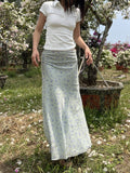 Dodobye April Floral Maxi Skirt