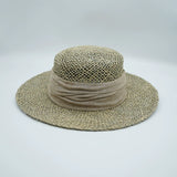 Dodobye Straw Hat Japanese Style Woven Women's Summer Panama Brim