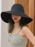 Dodobye Straw Hat Qiuyin Ins Face-Looking and Younger Female Sun Hat