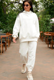 Dodobye Pocketed Hoodie Elastic Waist Long Pants Set