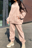 Dodobye Pocketed Hoodie Elastic Waist Long Pants Set