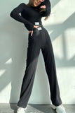 Dodobye Ribbed Knit Crop Top Long Pants Suits