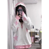 Dodobye 2024 Y2k Clothes Kawaii Hoodies Women Thicked Casual Oversized Outwear Korean Fashion Zipper Jackets Hooded Sweatshirt Tops