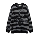 Dodobye y2k woman man spider sweater jumper clothing knitted racing jumper sweatshirt vintage round neck pullover anime streewear kpop