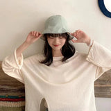 Dodobye Wide Brim Sun Hats For Women Panama Foldable Wrinkle Bucket Hat Summer Sun Protection Visors Caps Outdoor Beach Fisherman Caps