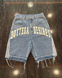 Dodobye American Street Embroidery High Waist Washed Denim Shorts Harajuku Retro Trendy Brand Oversized Jeans Men Y2k Goth Punk Shorts