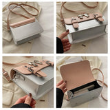 Dodobye Fashion Square Small Crossbody Bags, Bowknot Decor Flap Shoulder Bag For Summer Travel Daily Used