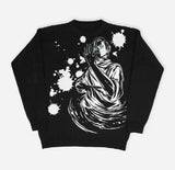 Dodobye 2024 Men's Street Sweater Cartoon Boy Vintage Anime Knitted Pattern Hip Hop Knitted Sweater Vintage Pullover Casual Sweater punk