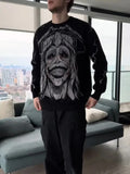 Dodobye Streetwear Sweater Y2K Harajuku Dark cartoon hip-hop Graphic Oversized Sweater Mens Womens Gothic Jumper Pullover Sweater new