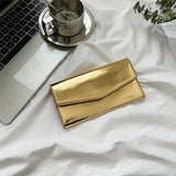 Dodobye Women Long Patent Leather Wallets Purses Female Handbags Coin Purse Cards Holder ID Holder Foldable Wallet Lady Clutch