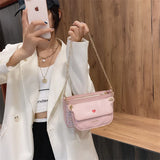 Dodobye Crossbody Bag Set For Women 2024 Luxury Designer Handbag And Purses Houndstooth Chain Shoulder Messenger Bags Bolso Mujer