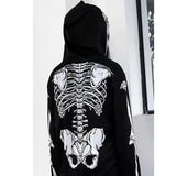 Dodobye Y2k red bulk items wholesale lots clothes Women Gothic zipper hoodie Sweatshirt women and men  bulk items wholesale lots tops