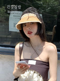 Dodobye Straw Hat Pearl Female Summer Seaside Vacation Sun Hat