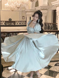 Dodobye French Elegant Princess Evening Party Dress Women Vintage Romantic Prom Vestidos Korean A-line Graduation Dresses Summer New