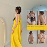 Dodobye-Super Fairy Hainan Sanya Travel Wear Open Back Long Dress