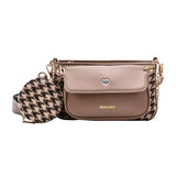 Dodobye Crossbody Bag Set For Women 2024 Luxury Designer Handbag And Purses Houndstooth Chain Shoulder Messenger Bags Bolso Mujer