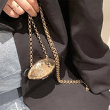 Dodobye Lipstick Bag Decorate Women's Shoulder Bag Chain Crossbody Bag Designer Handbag and Purse Fashion Shell Bags Female Clutch