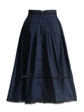 Dodobye High Waist A-Line Skirt with Short Sleeve Top Set