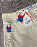 Dodobye Big Boy Casual Denim Shorts Y2k Retro Baggy Hip Hop Cartoon American Harajuku Embroidered Men Shorts  Fashion Street Wear Jorts