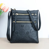 Dodobye Hollow Out Crossbody Bags For Women, Retro Flower Pattern Shoulder Bag For Daily Used & Gift